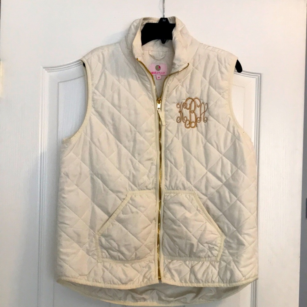 3 items-KBA monogrammed. Two items are MarleyLilly. Size M.